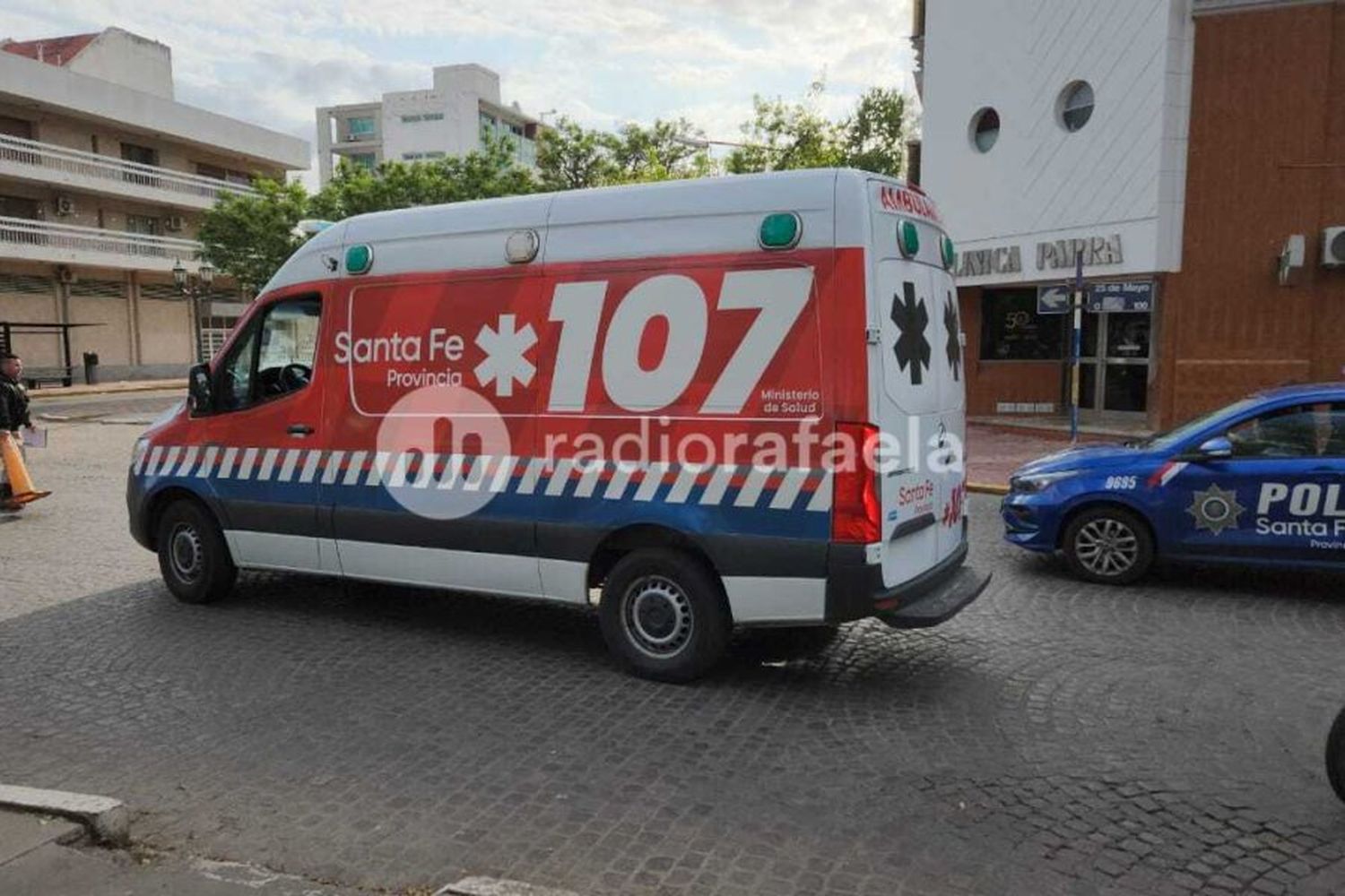 Un motociclista sufrió una importante herida en un accidente y tuvo que ser intervenido quirúrgicamente