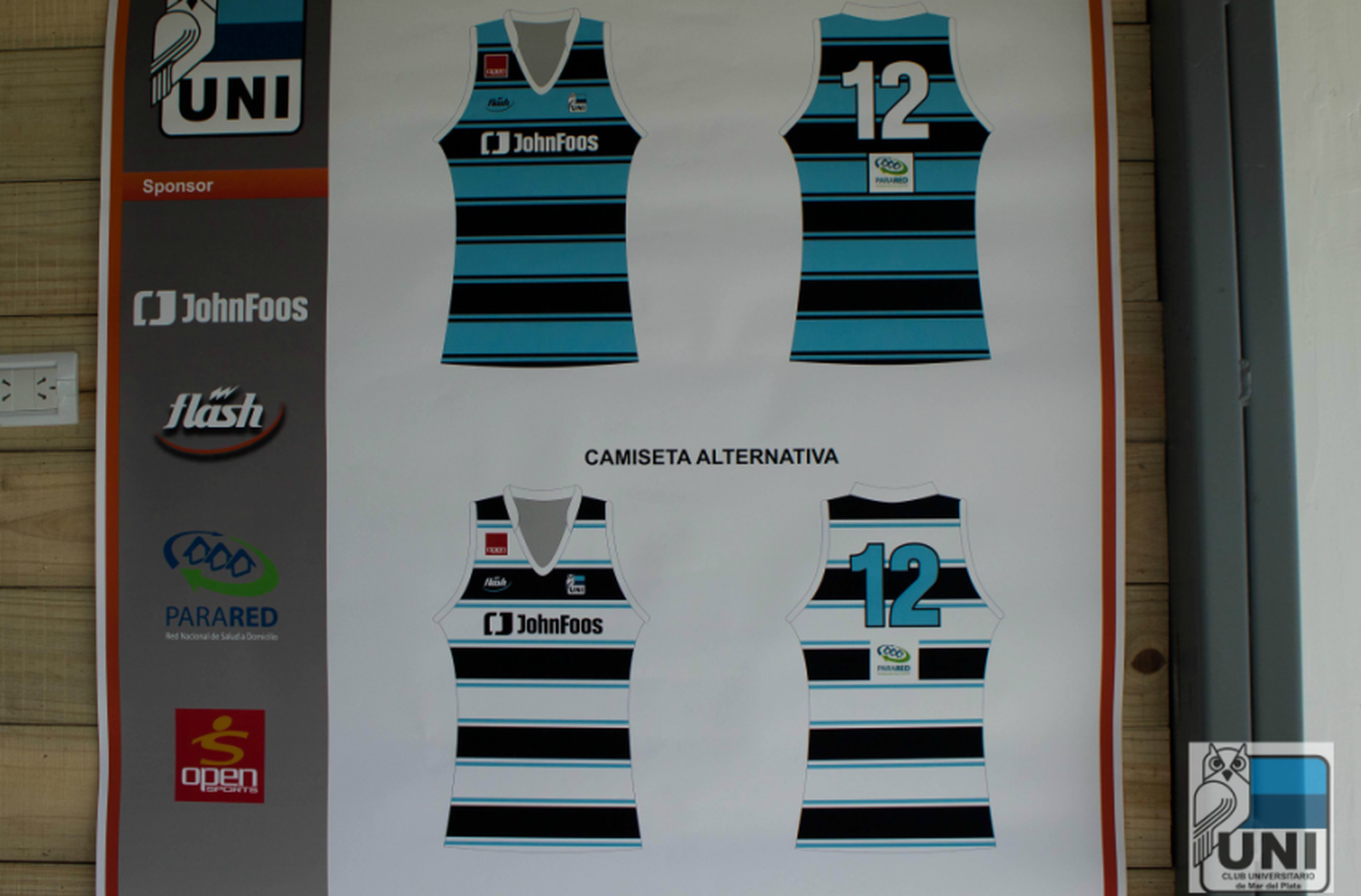 Rugby y hockey: Universitario presentó sus nuevas camisetas
