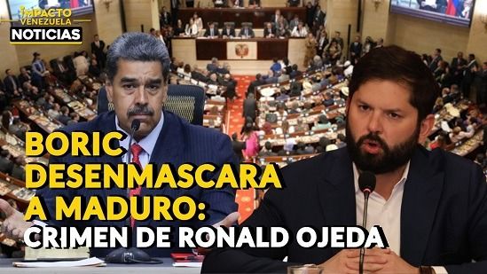 BORIC DESENMASCARA A MADURO: crimen de Ronald Ojeda - VIDEO