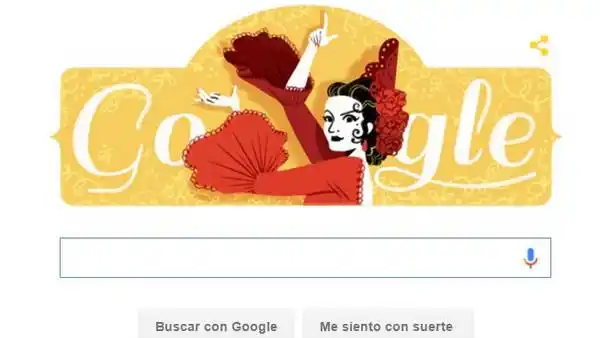 Google homenajeó a Lola Flores, un ícono de España