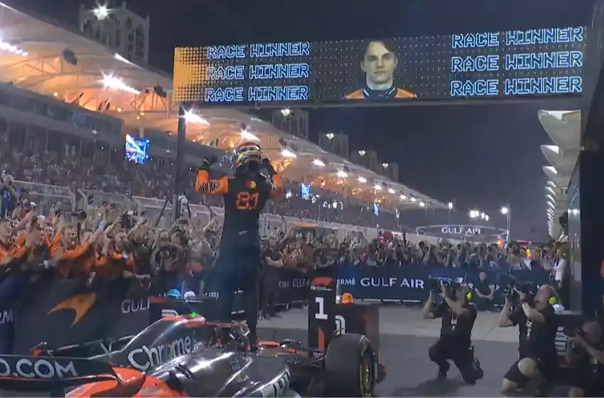 Fórmula 1: Piastri obtuvo un sólido triunfo en Bahrein y Alpine sumó puntos de la mano de Gasly