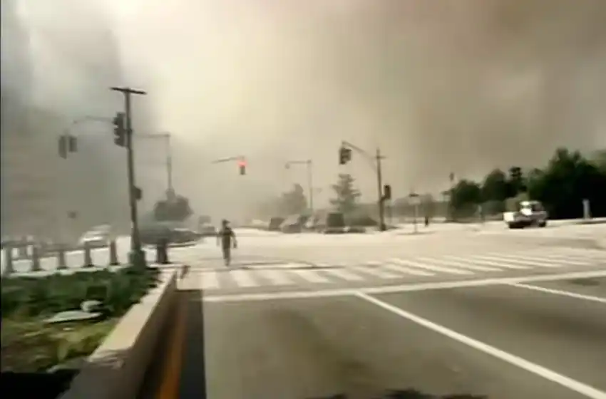 Difunden un video inédito del atentado a las Torres Gemelas