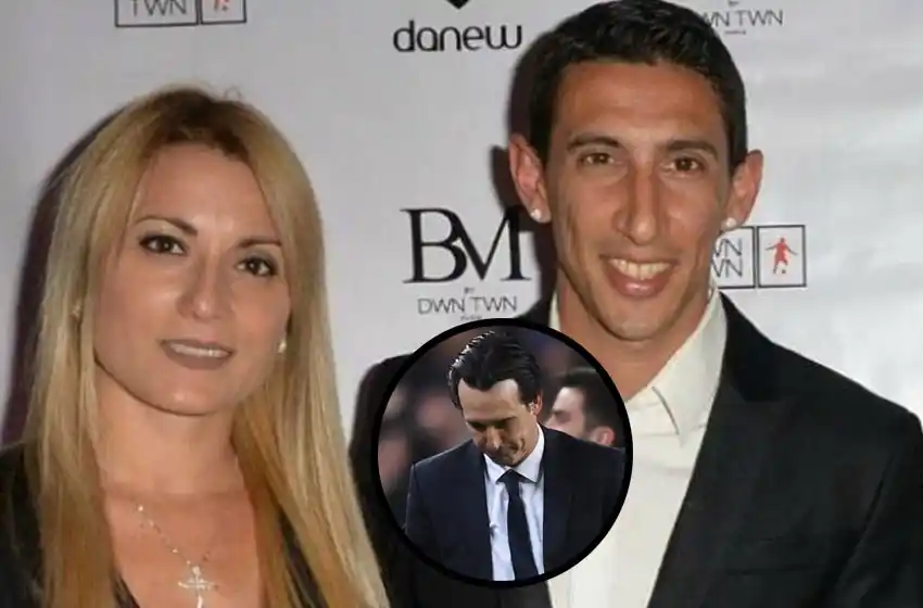 El furioso mensaje de la mujer de Di María contra el técnico del PSG