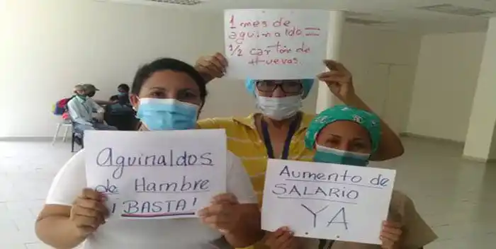 UN ESPEJISMO LLAMADO AGUINALDO: la miseria que reciben los trabajadores en Venezuela
