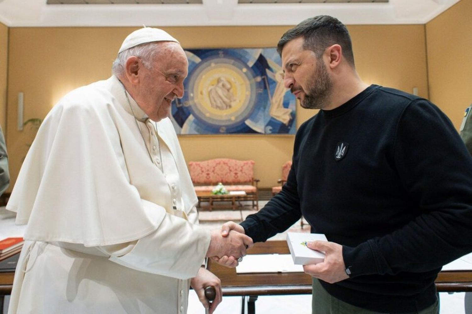 El Presidente de Ucrania se reunió con el papa Francisco