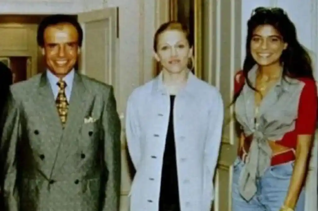 Madonna reveló intimidades de su encuentro con Carlos Menem