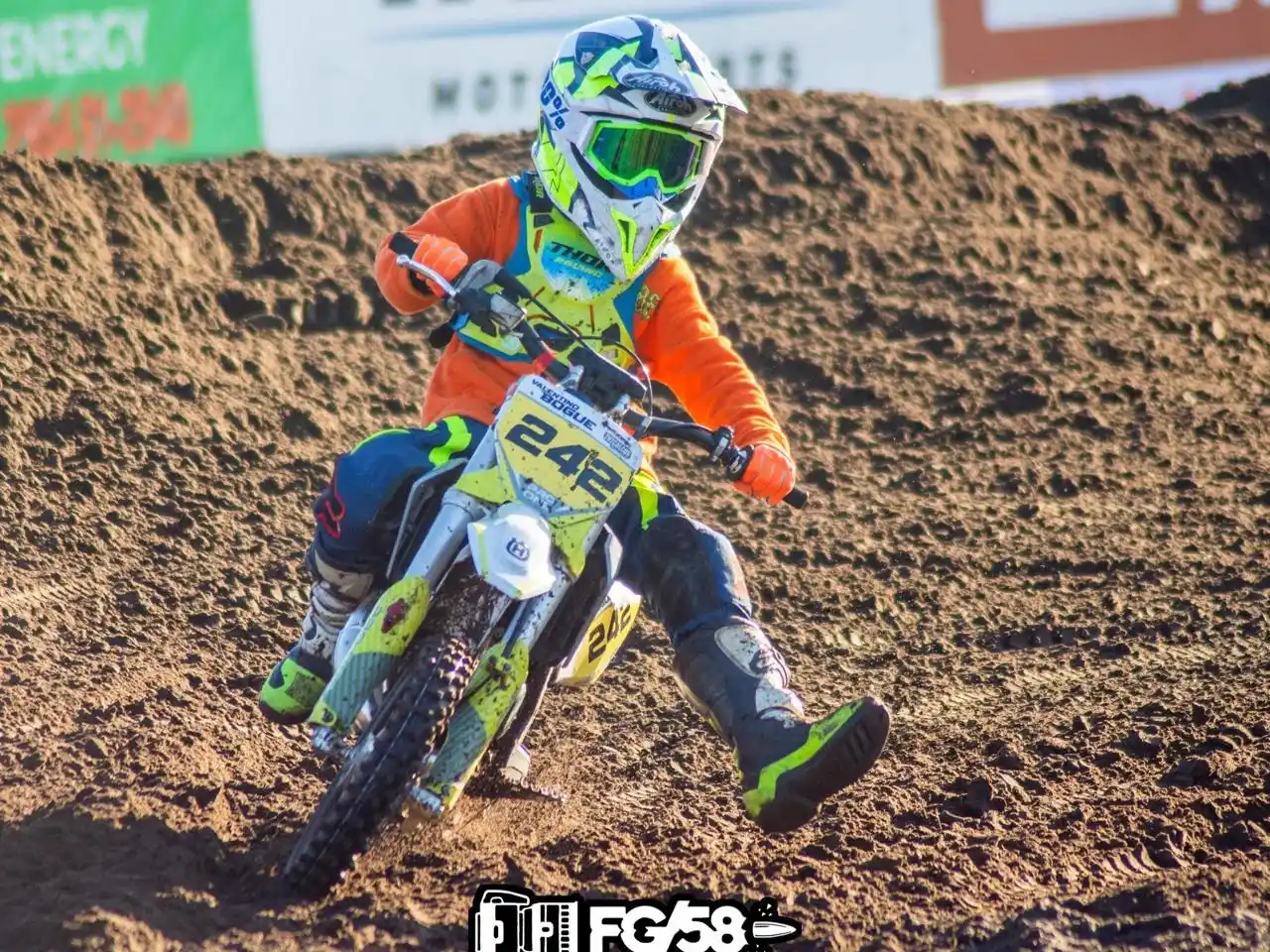 Valentino Bogue representó a Gualeguay en la segunda fecha del Campeonato Argentino de Motocross