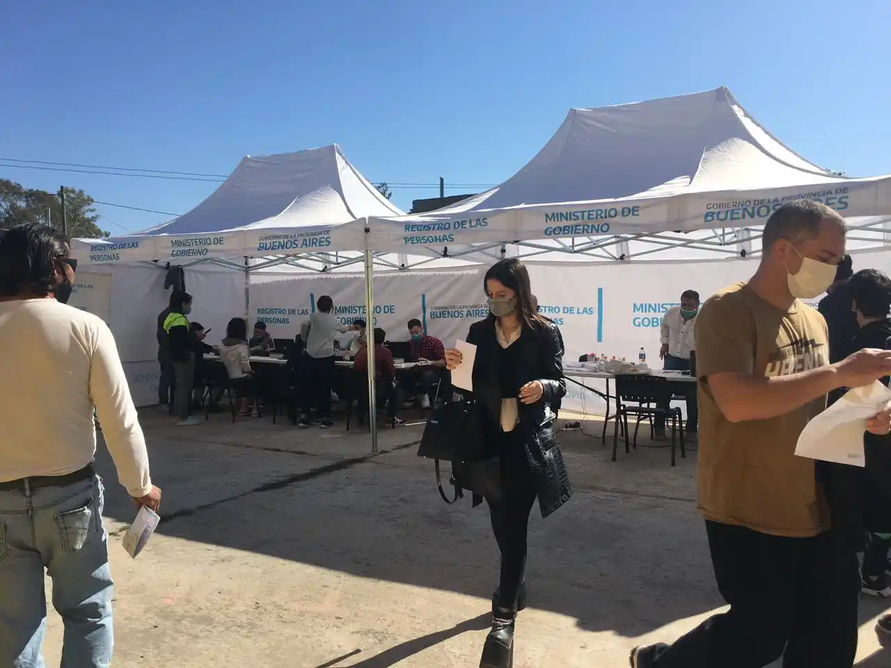 Operativo DNI gratis: por cuestiones climáticas, se trasladaron al CIC