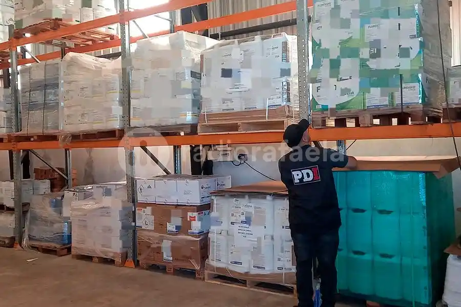 Allanaron un depósito en Sauce Viejo por estafa y secuestraron un cargamento valuado en más de mil millones de pesos