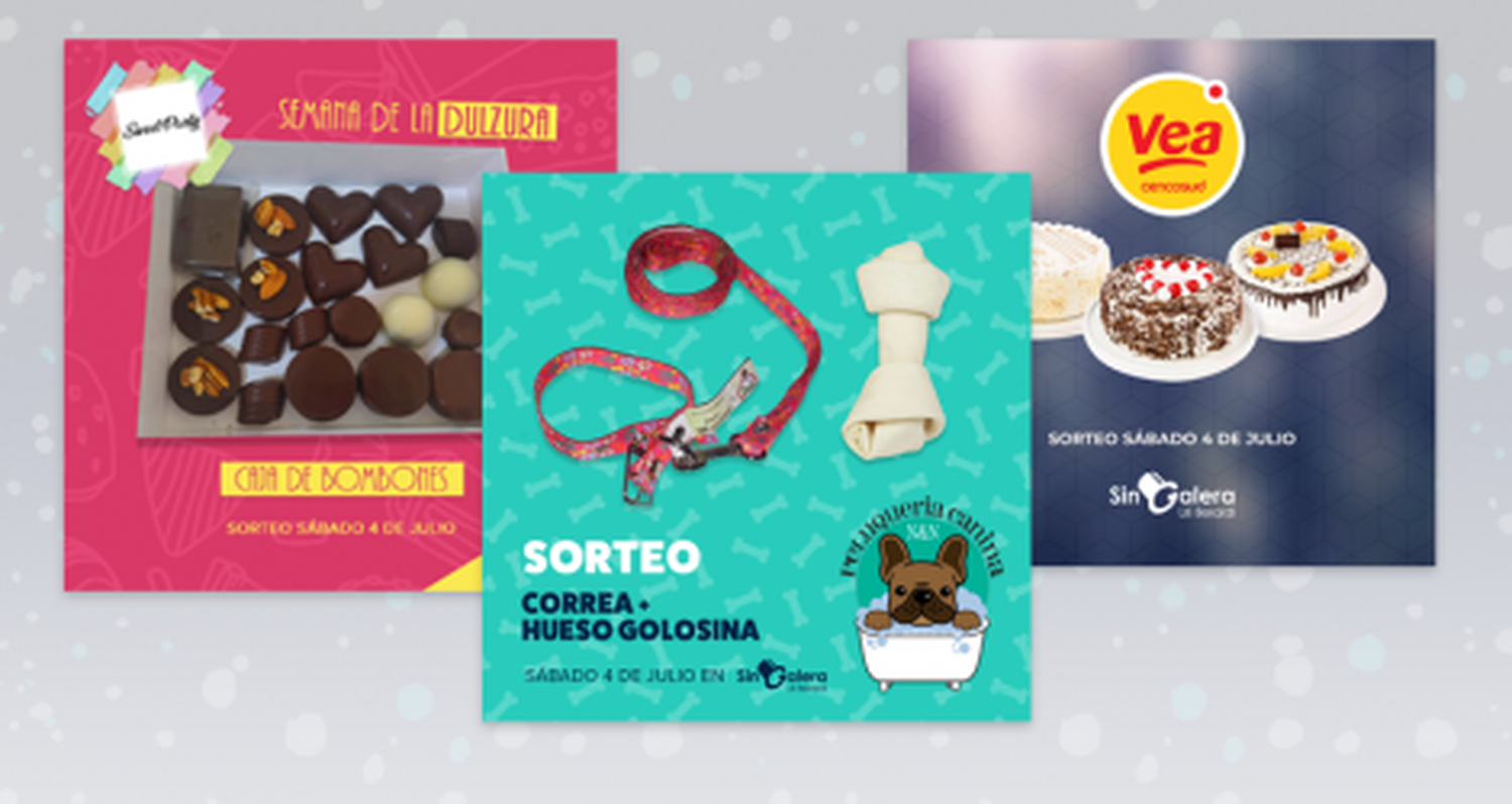 Sorteos de Sin Galera para este sábado