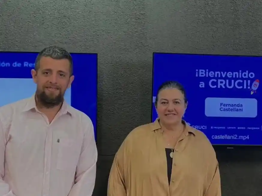 Una de las visitas fue a Crucijuegos, empresa santafesina con sede en Rosario y más de 30 años de trayectoria.