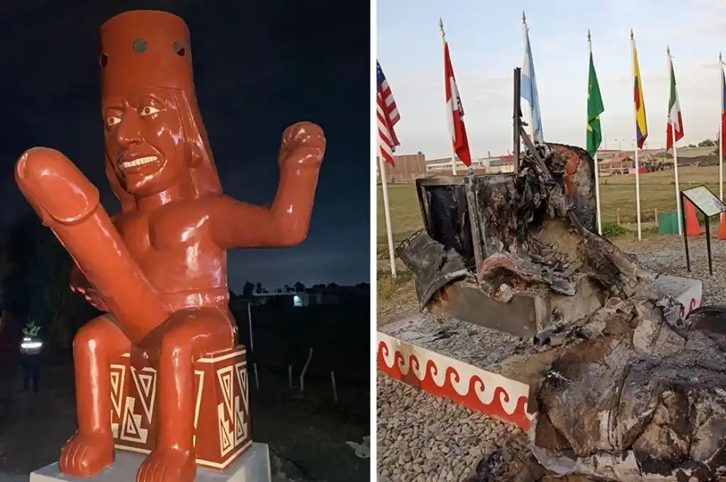 El “huaco erótico” se hizo viral, enloqueció a turistas y ahora fue destruido por vándalos