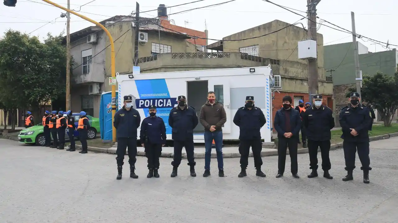 Lanús: Se puso en marcha una nueva estación de policía en Villa Caraza