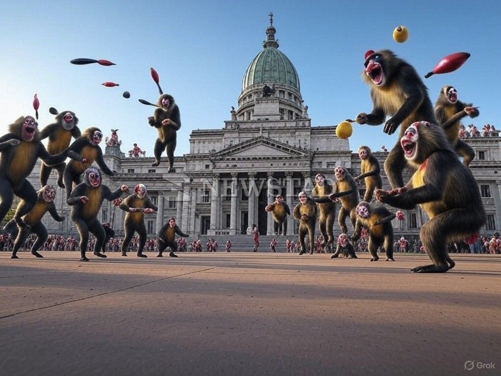 Festejan. Los llamados "mandriles" lograron voltear el pliego de Ariel Lijo.