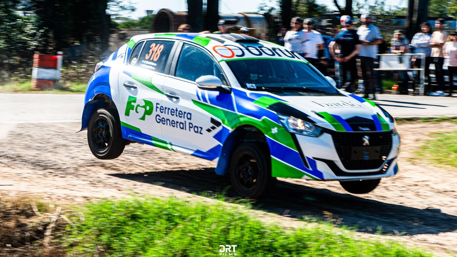 Marcos y Agustín Martelotto fueron parte de una nueva fecha del Rally Santafesino.