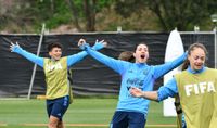 Argentina tiene su plantel y Núñez se entrenó como titular