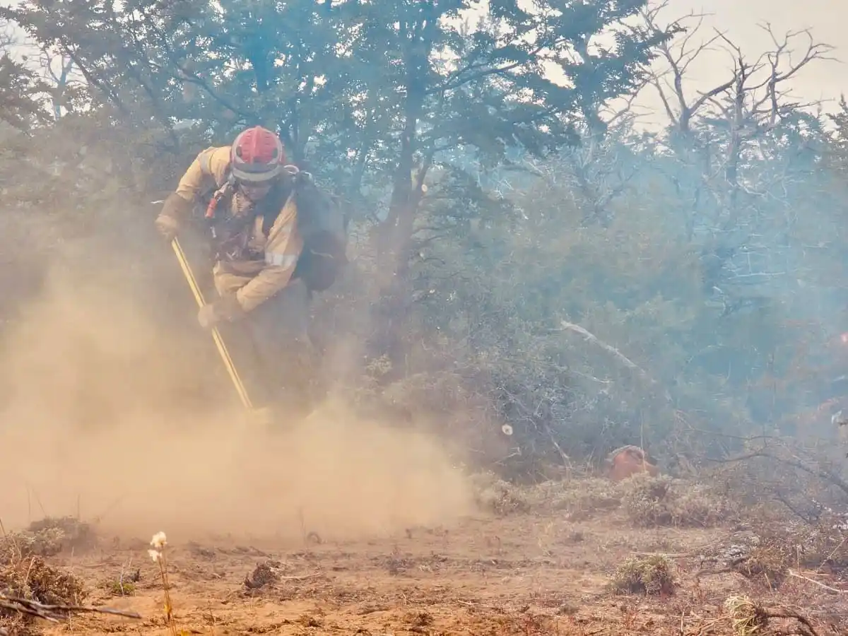 Brigadistas santafesinos ya se encuentran en Chubut para combatir los incendios