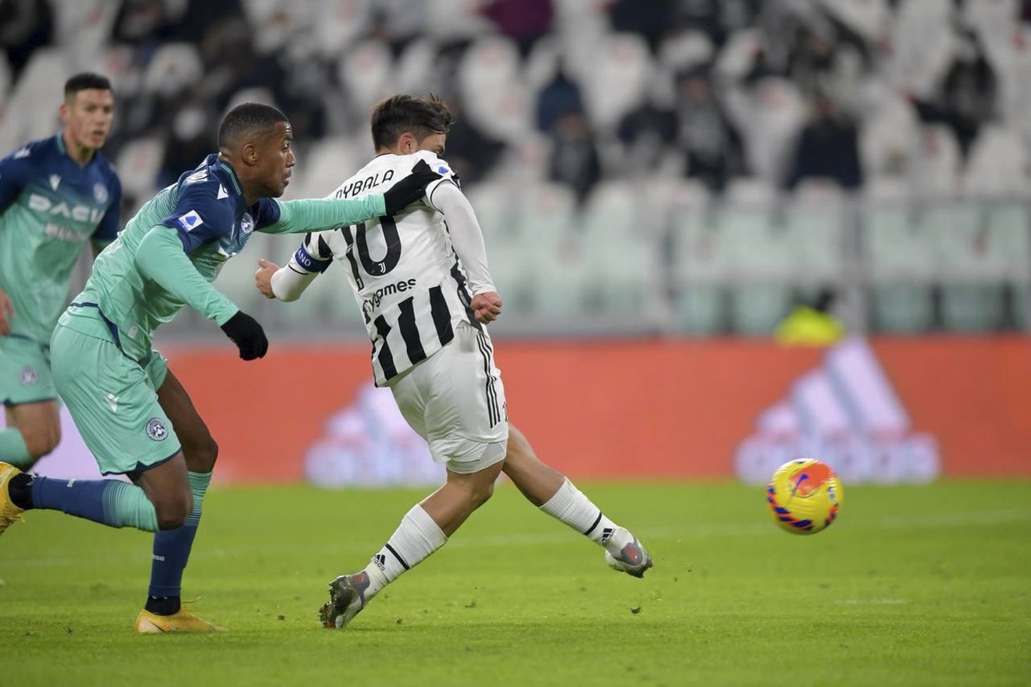 Dybala y un festejo especial en su gol para la victoria de Juventus