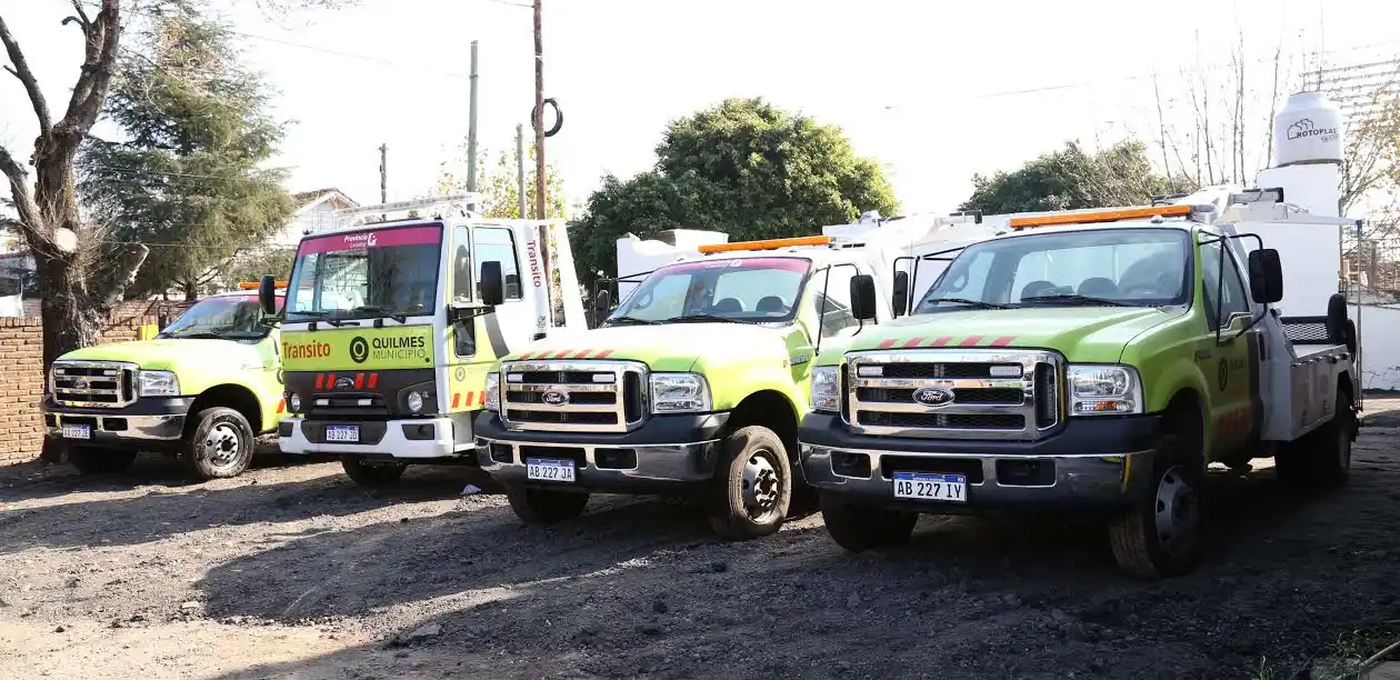 Quilmes: Incorporaron cuatro grúas cero kilómetro