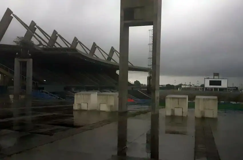 Lamentable estado del Minella en la previa de Aldosivi - Boca en Mar del Plata