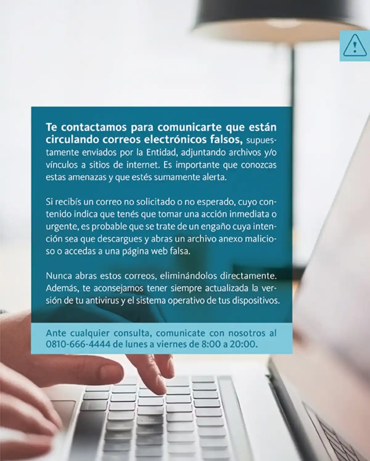 Estafas por mail: Banco Nación alerta por "phishing" a sus clientes