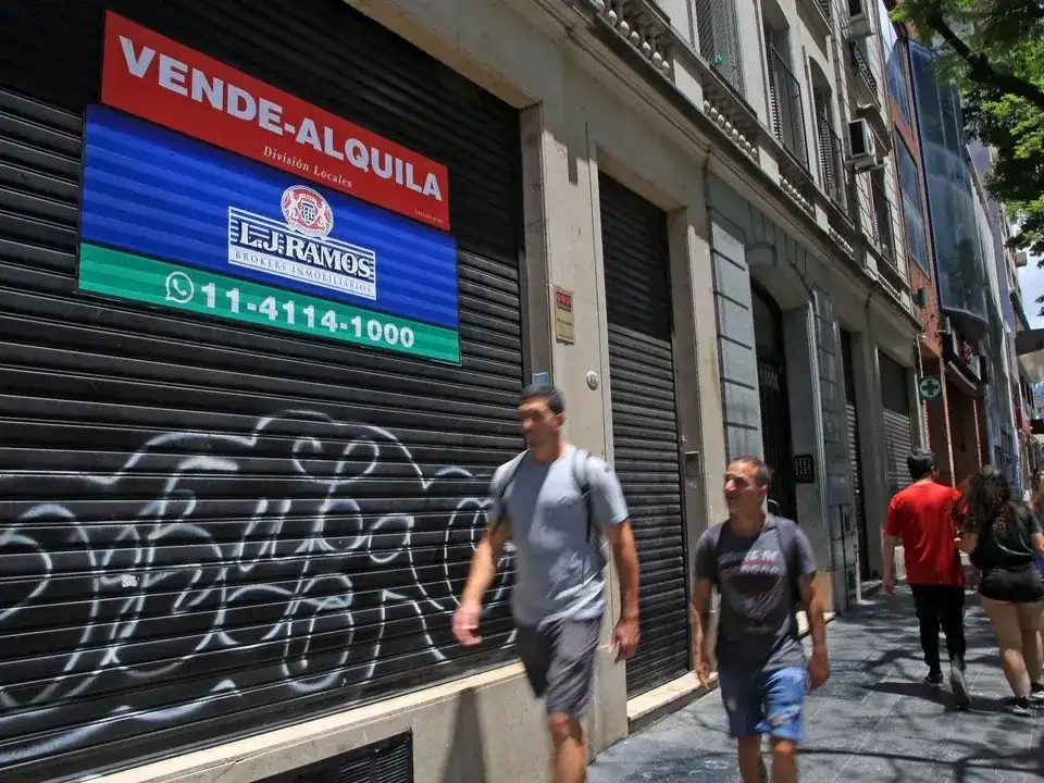 Volvió a subir la desocupación de locales en CABA.