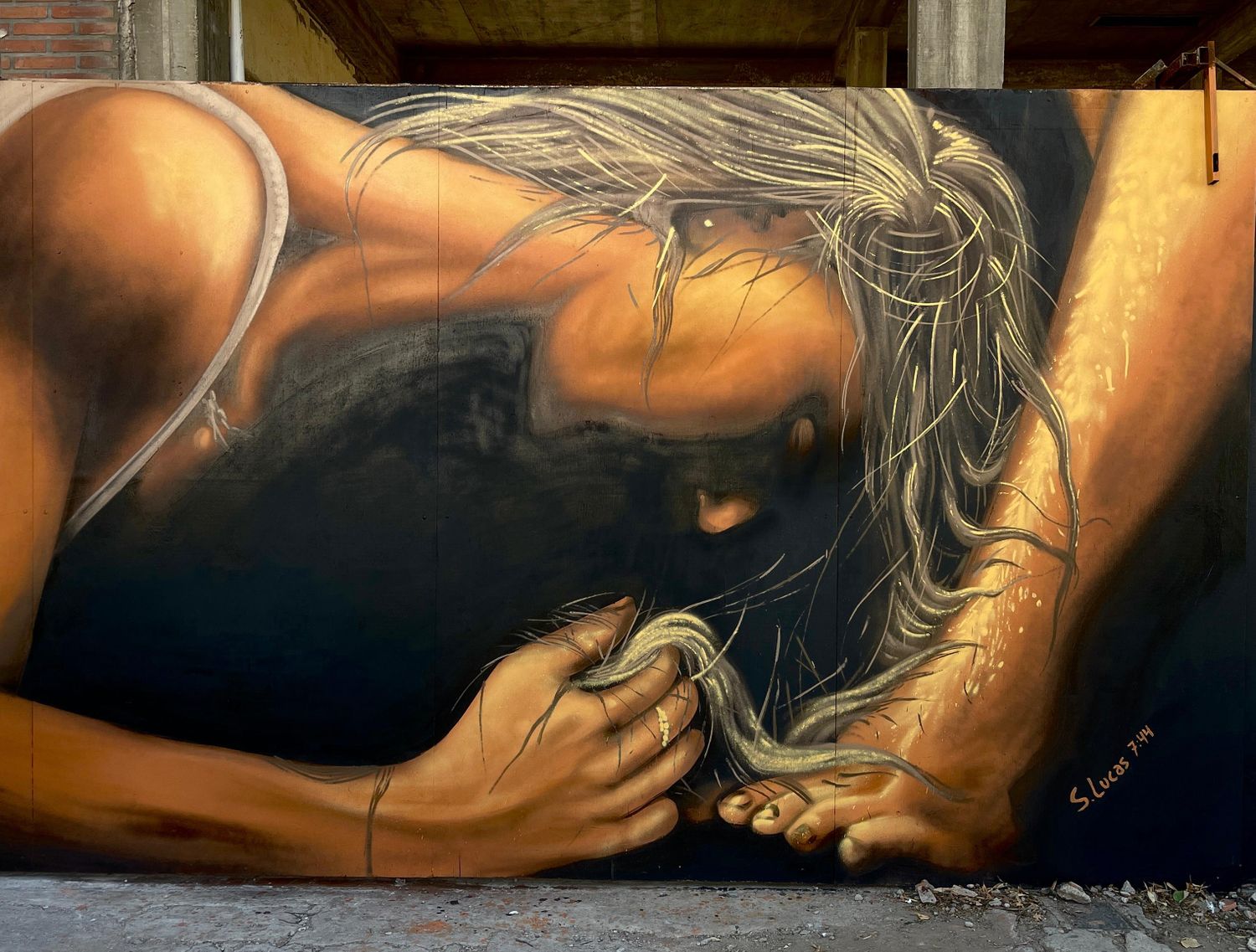 Mural "El Perdón" de Alapinta