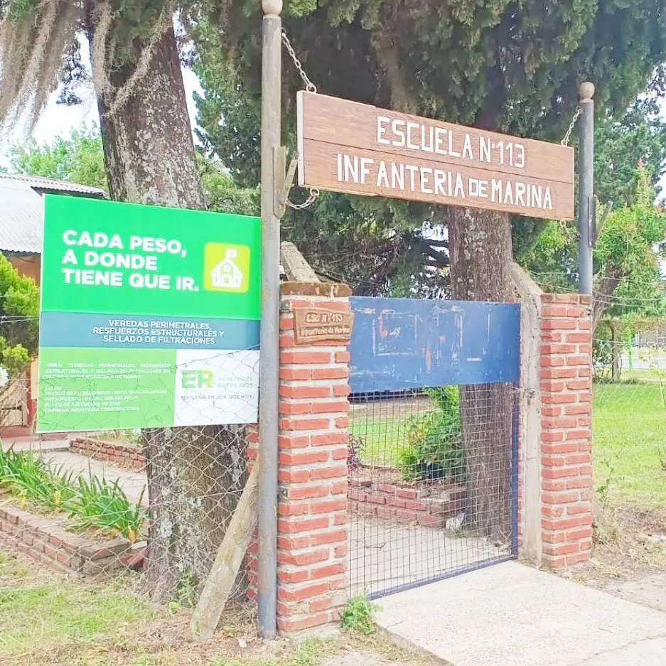 Continúa la reparación de edificios escolares en distintos departamentos entrerrianos