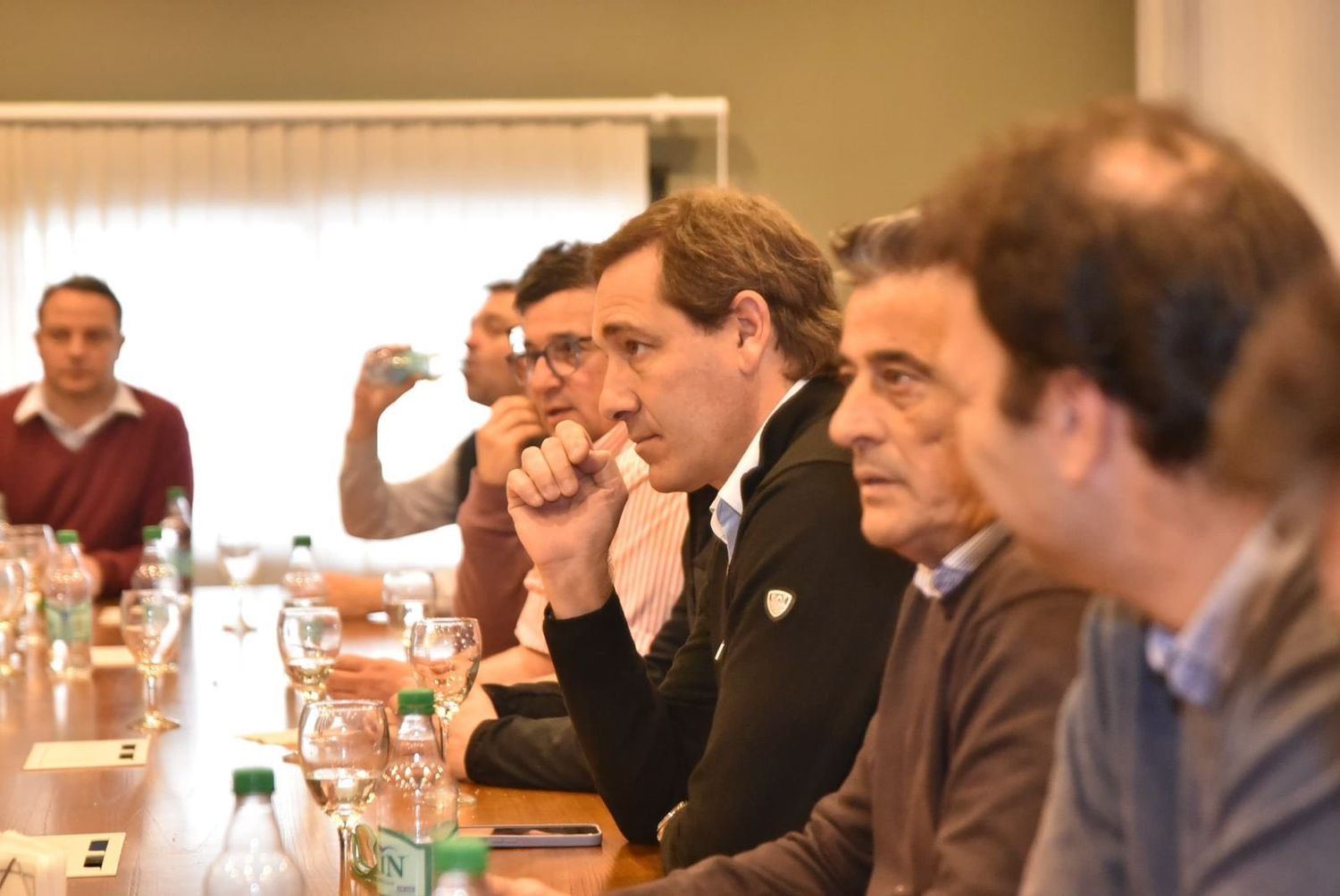 Julio Garro fue el anfitrión del encuentro de intendentes de JxC en La Plata.