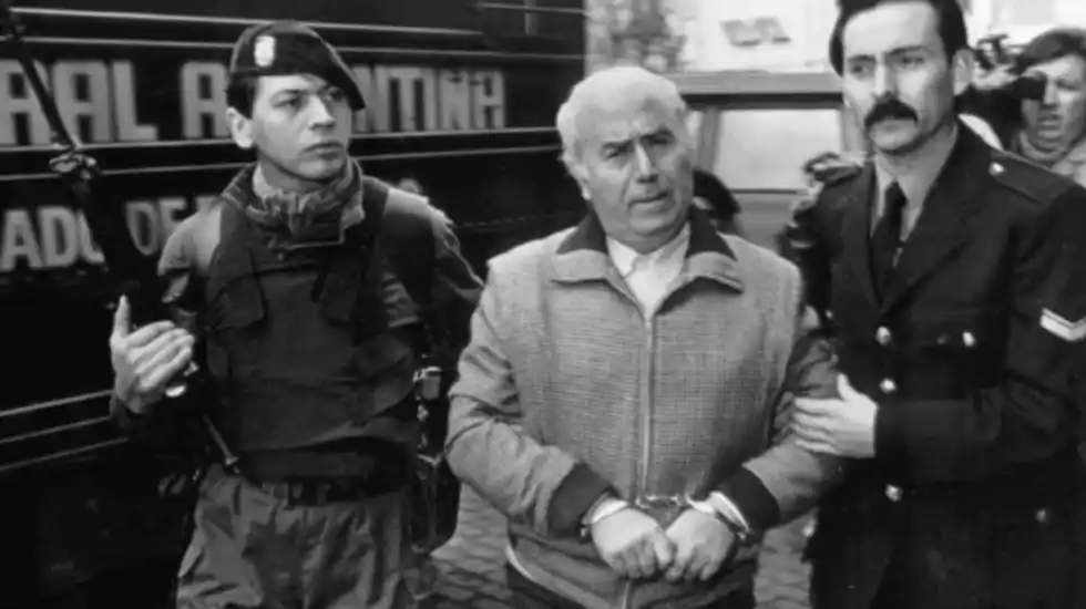 Arquímedes Puccio cuando fue detenido Arquímedes Puccio cuando fue detenido