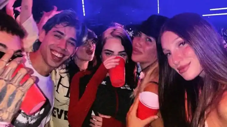 Wanda, Lali y Nicki Nicole en la “casita” más famosa.