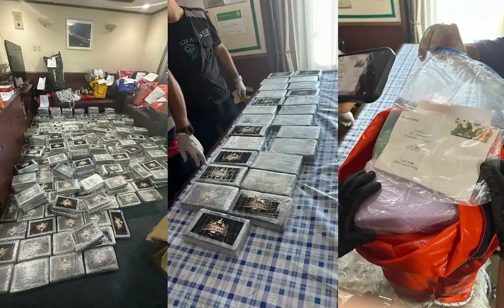 Hallaron un cargamento de media tonelada de cocaína en un barco anclado en el sur santafesino