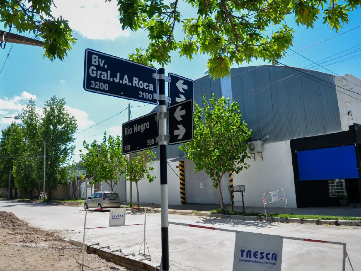 A partir del lunes, la calle Río Negro cambiará de sentido