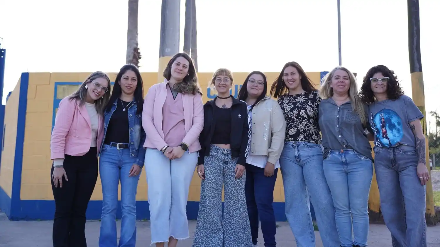 El equipo de trabajo interdisciplinario que llevará adelante el Departamento Social de La Milka.