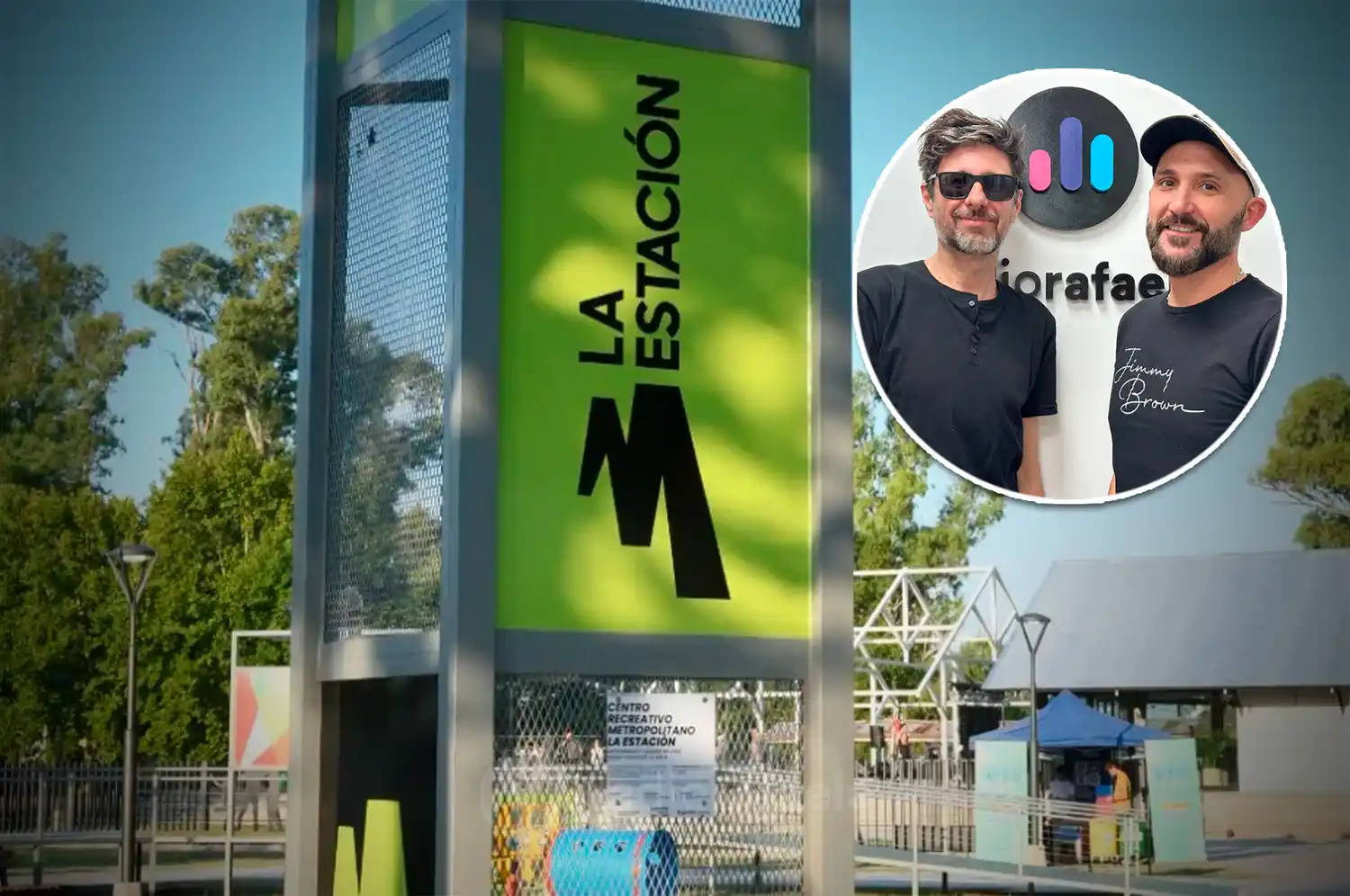 Ariel Yuste y Ale Delbono - Integrantes de 5Monos | En el marco de las actividades por los juegos JADAR, la banda se presenta en el Centro Metropolitano