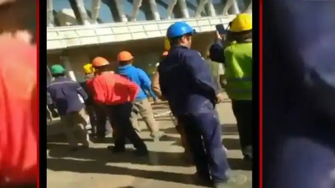 Derrumbe en aeropuerto de Ezeiza: un muerto y siete heridos