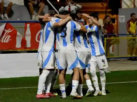 Debut soñado en L'Alcúdia: la Sub 17 de Argentina venció a la Sub 20 de Chile