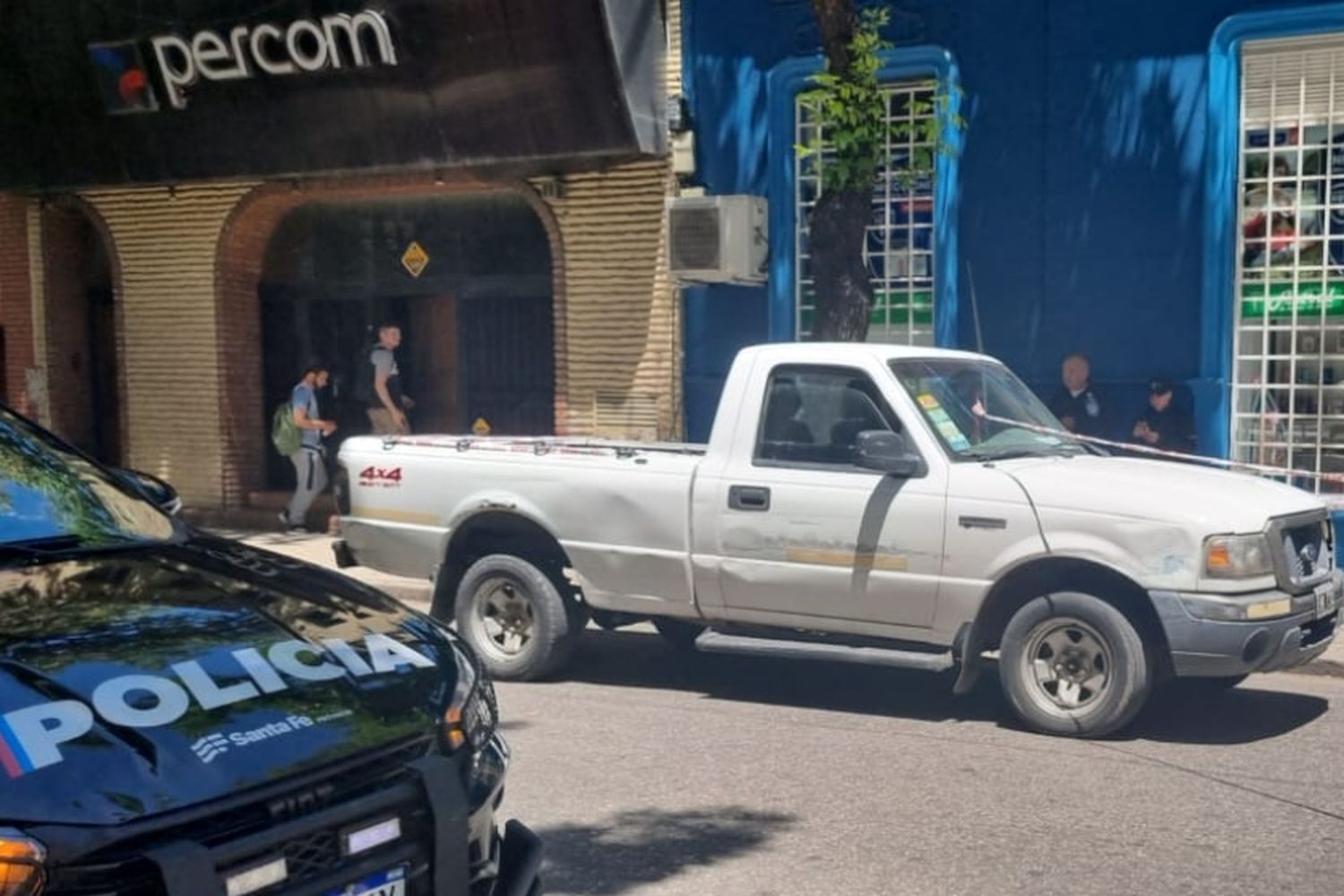 Choque en el centro: una camioneta embistió a una mujer de 82 años