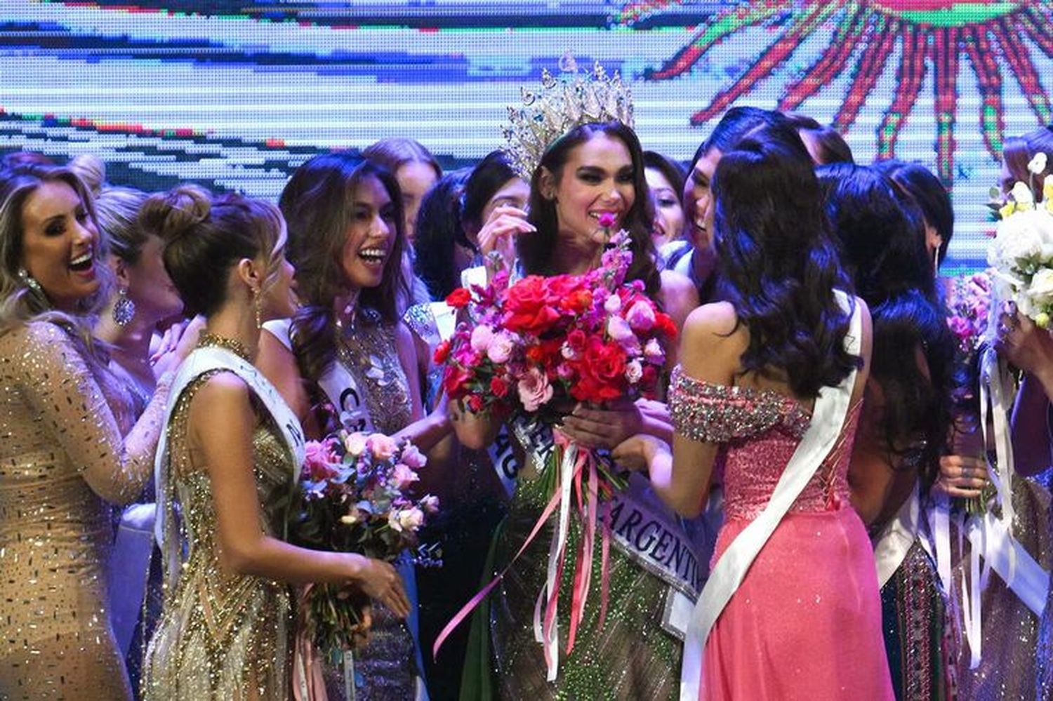 Participaron 28 mujeres, entre ellas Alejandra Rodríguez, la abogada de 60 años que había ganado Miss Buenos Aires.