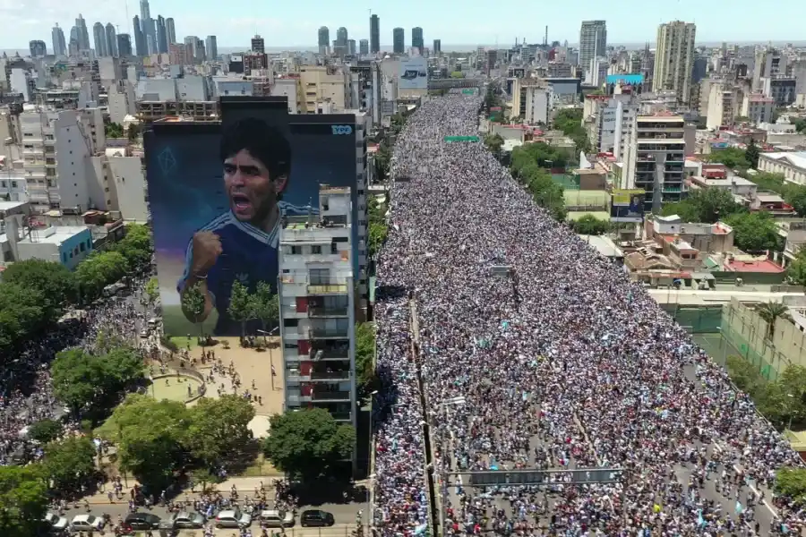 Imágenes inolvidables del triunfo mundialista. NA