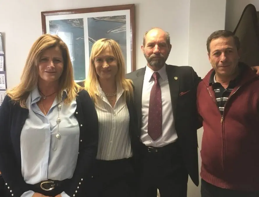 Visita de la Federación de Sociedades Italianas