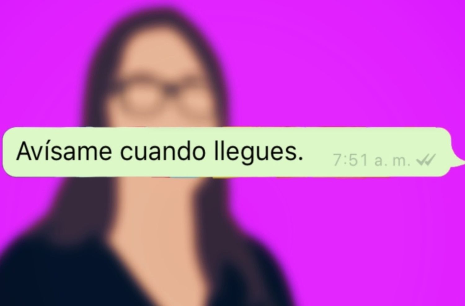 Avisame cuando llegues