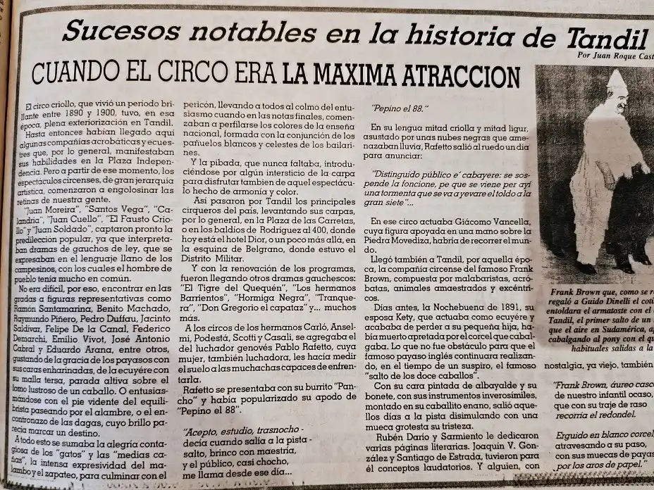 Cuando el circo era la máxima atracción