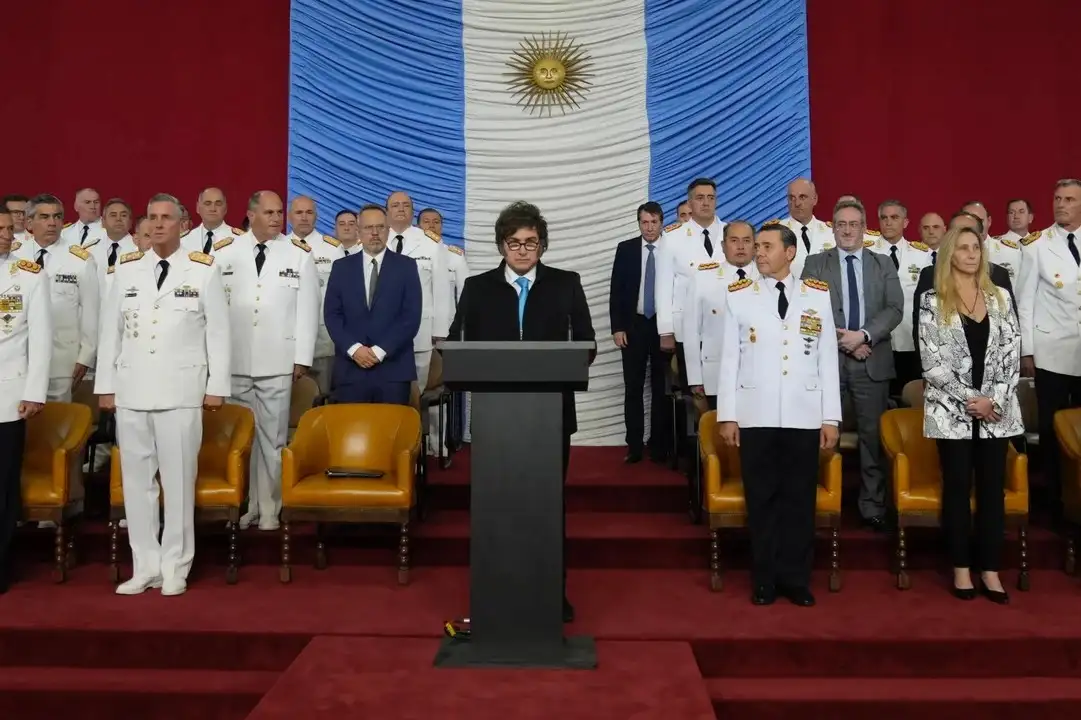 Milei rindió homenaje a los tres integrantes de las fuerzas federales fallecidos en la última semana.