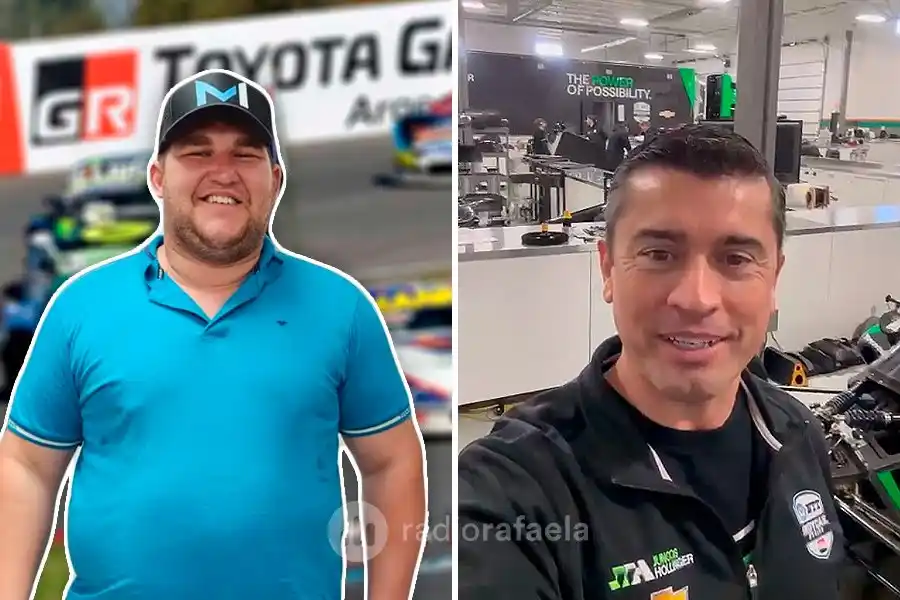 VIDEO | El increíble saludo de Ricardo Juncos y Agustín Canapino a un rafaelino