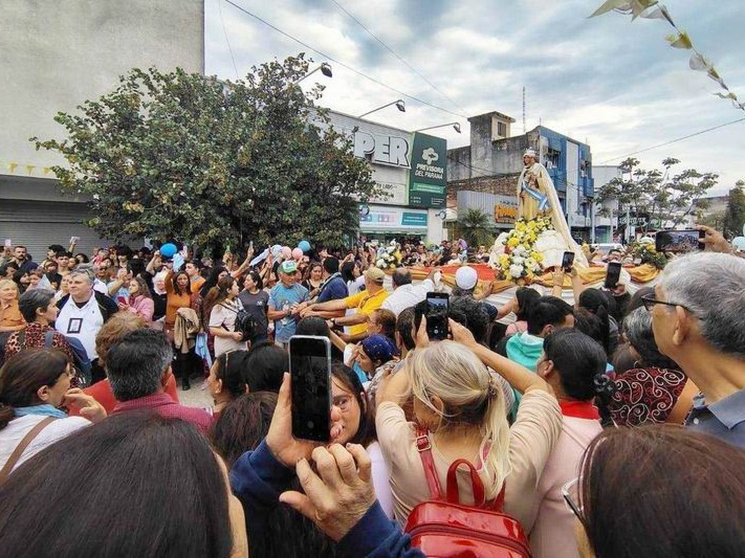 La feligresía católica celebró a la Virgen del Carmen
