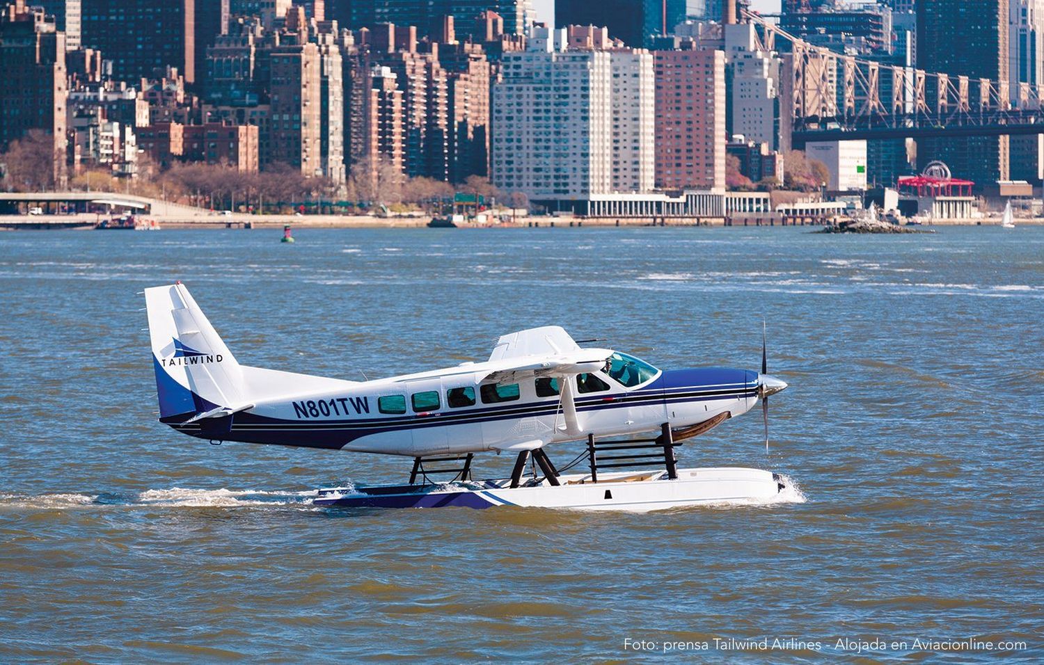 Tailwind Air lanza inédito vuelo en hidroavión entre Nueva York y Washington D.C.