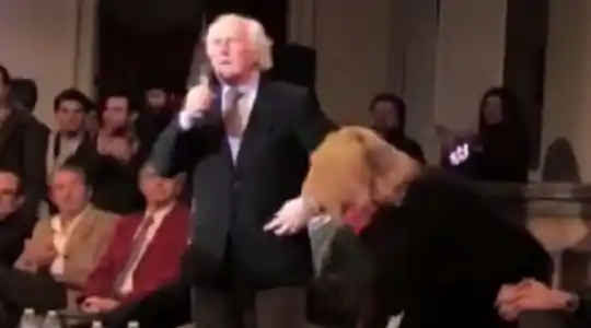 ''Acá no hay lugar para la derecha'', dijo Solanas, y Carrió se fue