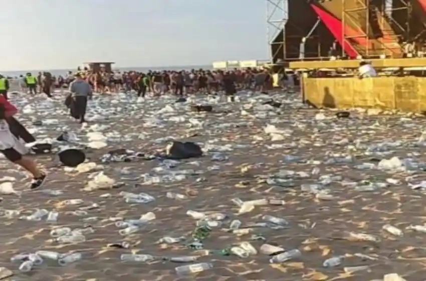 Fin de fiesta: una postal que duele