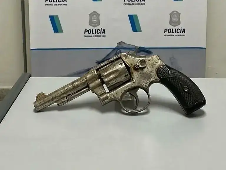 Arma secuestrada